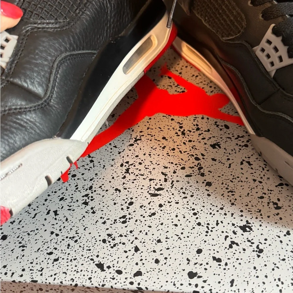 Air Jordan 4 Bred Reimagined Retro Code: FV5029-006 Size 10.5 NEW CONDITION